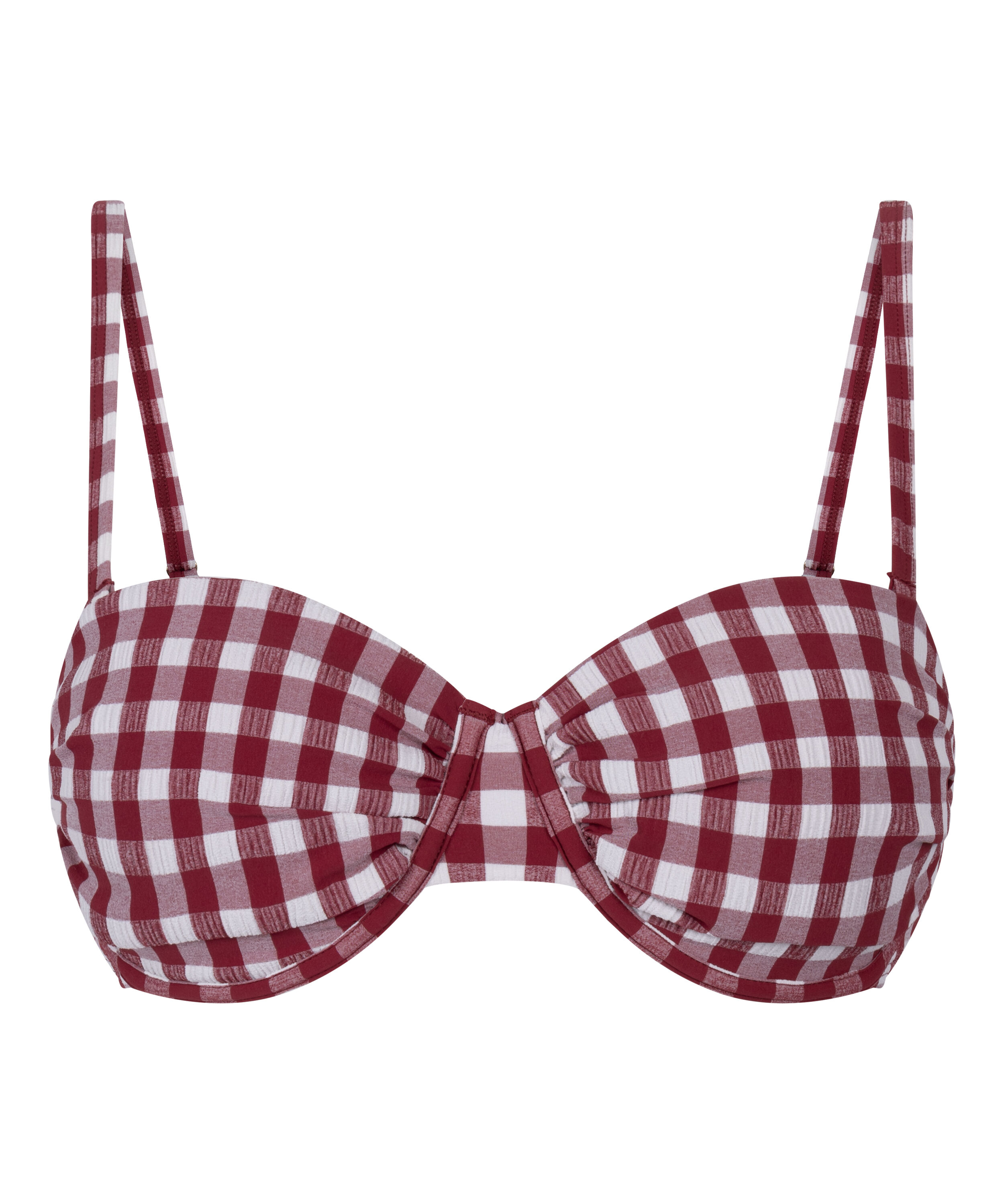Vorgeformtes Bikini-Oberteil mit Bügel Amalfi, Rot