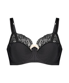 Unwattierter B&uuml;gel-BH Adalyn, Schwarz