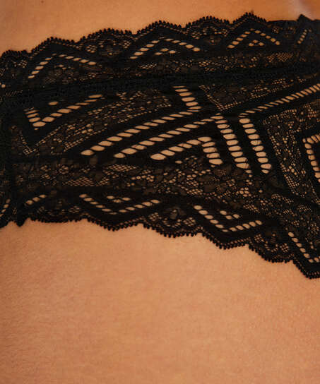 Hochgeschnittener Brazilian Filomena I AM Danielle, Schwarz