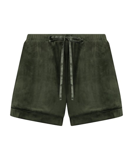Shorts Velours, grün