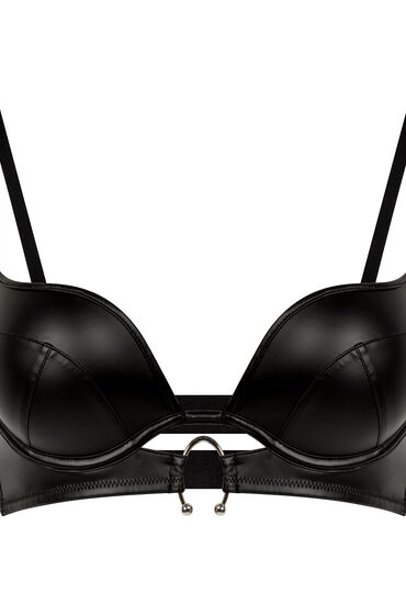 Thumbnail - Hunkemöller Push-up-BH Zelda Schwarz