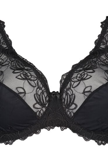 Thumbnail - Hunkemöller Unwattierter Bügel-BH Diva Schwarz