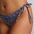 Bikini Slip Cheeky Tanga Lobos, Blau