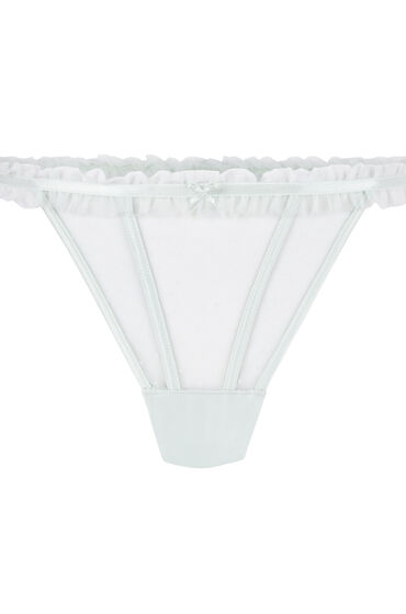 Thumbnail - Hunkemöller Claudia Highleg String Grün