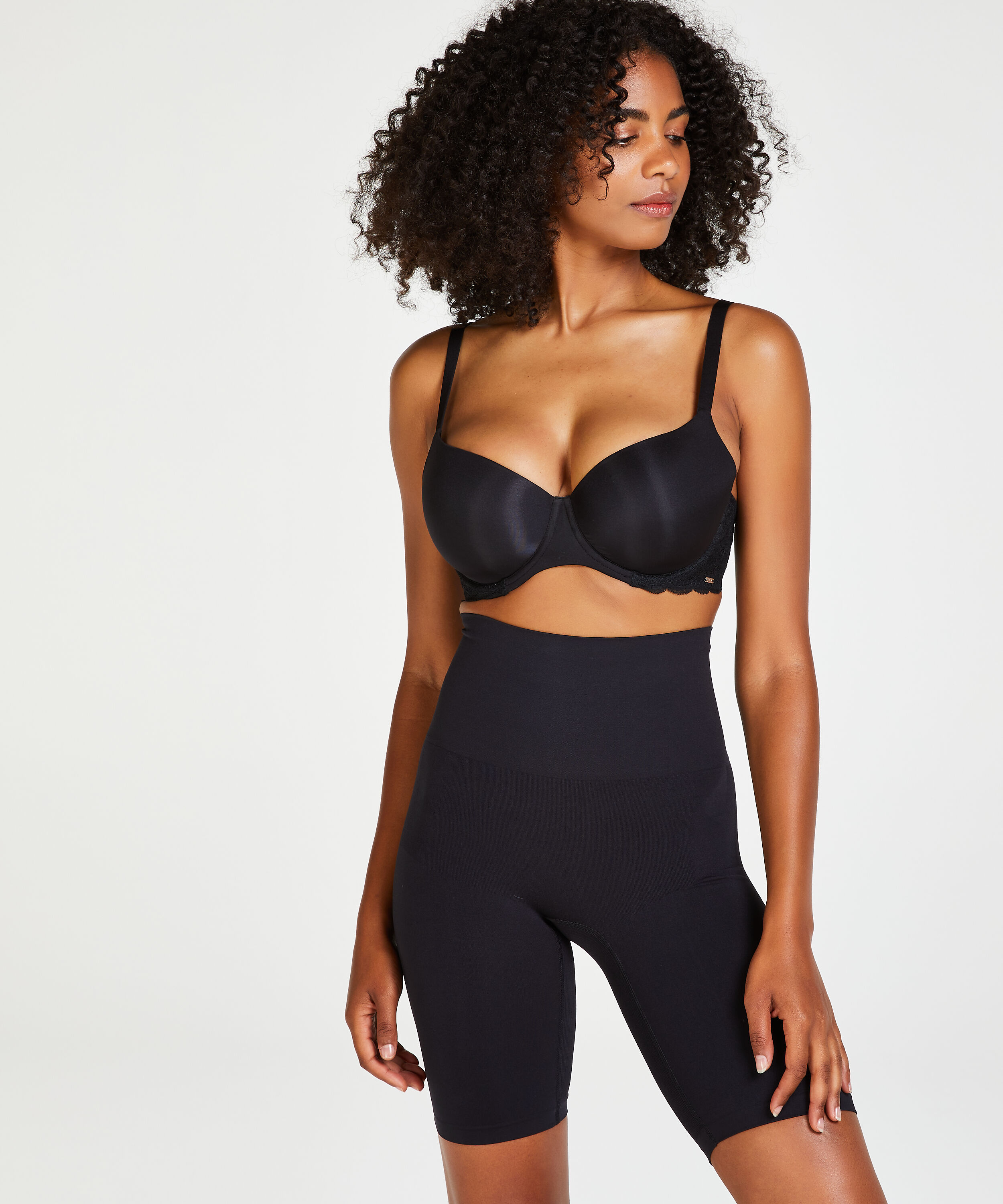 Straffende corrigerend Hose, Schwarz