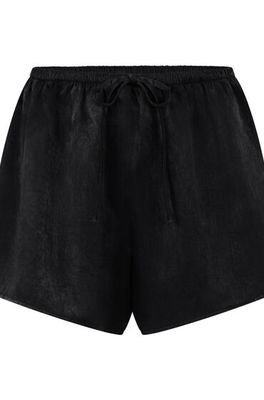 Thumbnail - Hunkemöller Satin Shorts Ayla Schwarz