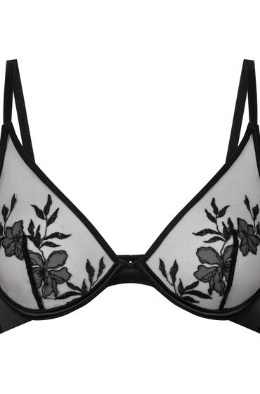 Thumbnail - Hunkemöller Unwattierter Bügel-BH Hilton Schwarz