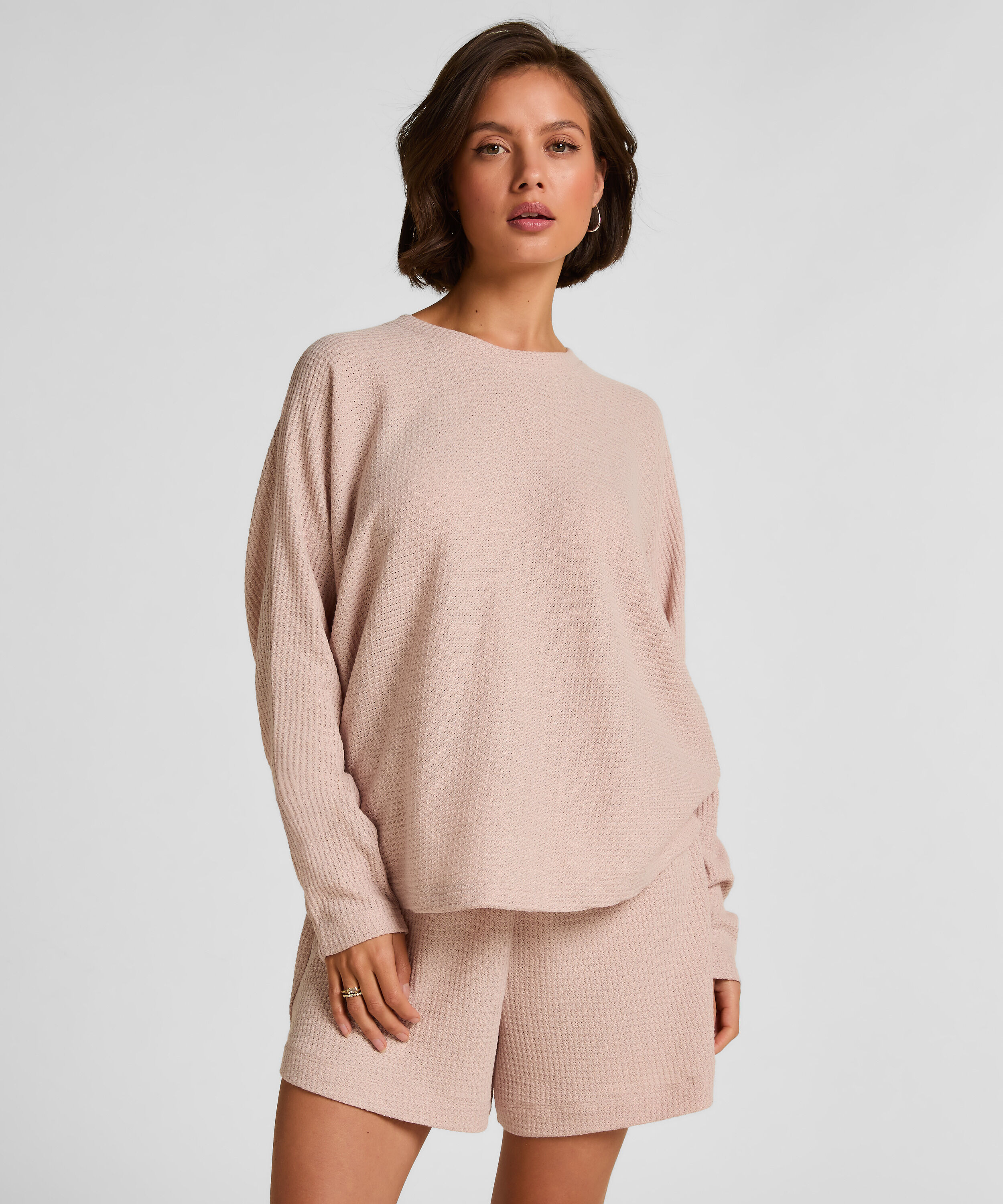 Short Waffle Sloane, Beige Short Waffle Sloane, Beige