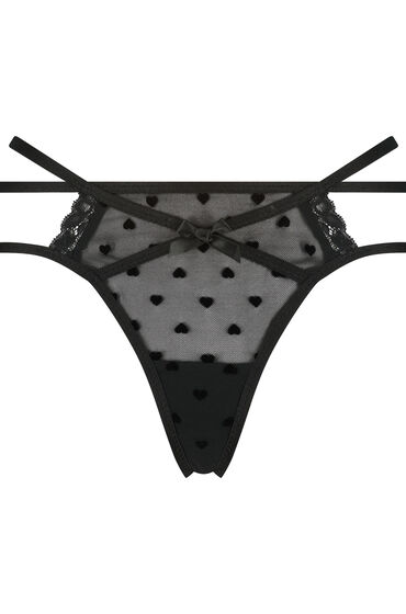 Thumbnail - Hunkemöller String Melda Schwarz