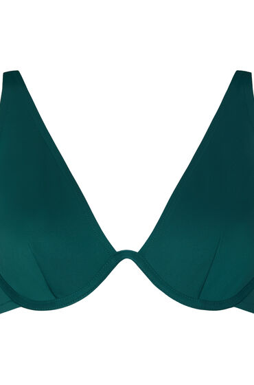 Thumbnail - Hunkemöller Neoprene-Bikinioberteil Grün