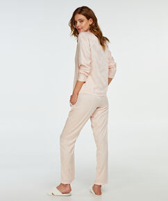 Pyjamahose Satin, Rose
