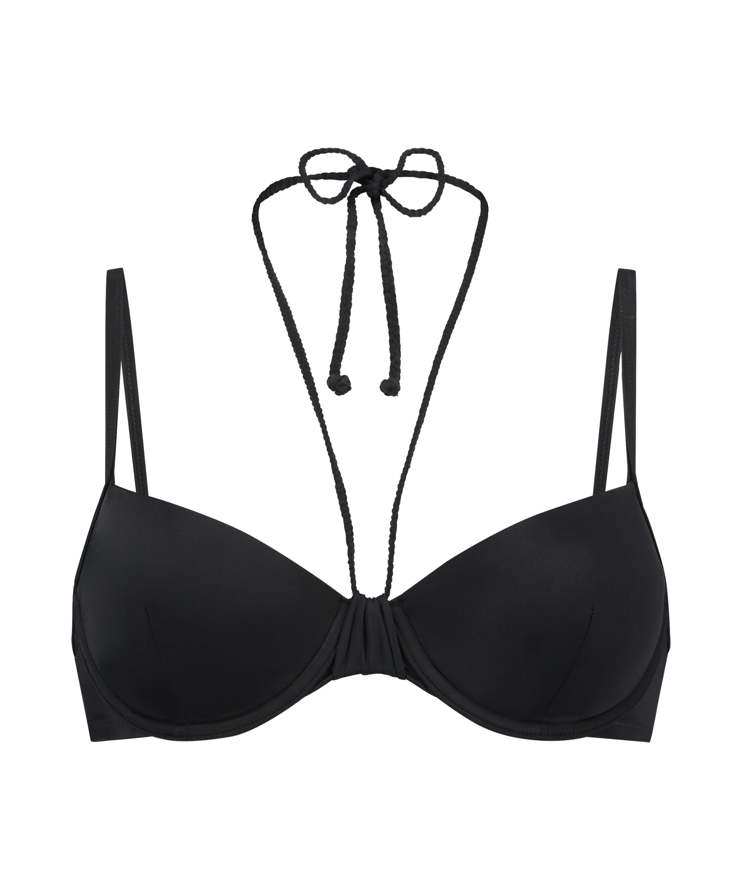 Vorgeformtes Bügel-Bikinioberteil Luxe, Schwarz Vorgeformtes Bügel-Bikinioberteil Luxe, Schwarz