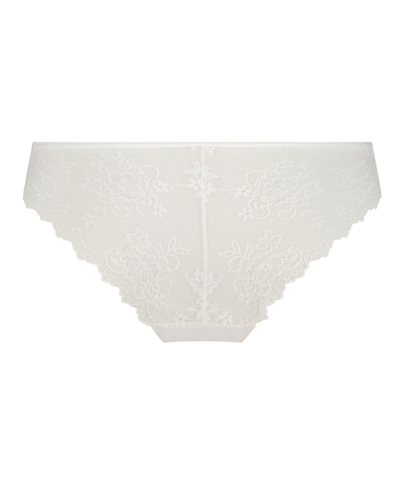 Invisible Brazilian Lace Back, Weiß
