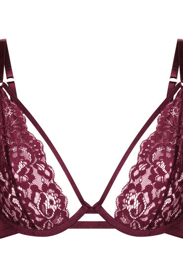 Thumbnail - Hunkemöller Unwattierter Bügel-BH Cinnamon Rot