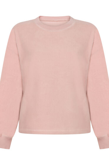 Thumbnail - Hunkemöller Sportliches Top Fleece Rosa