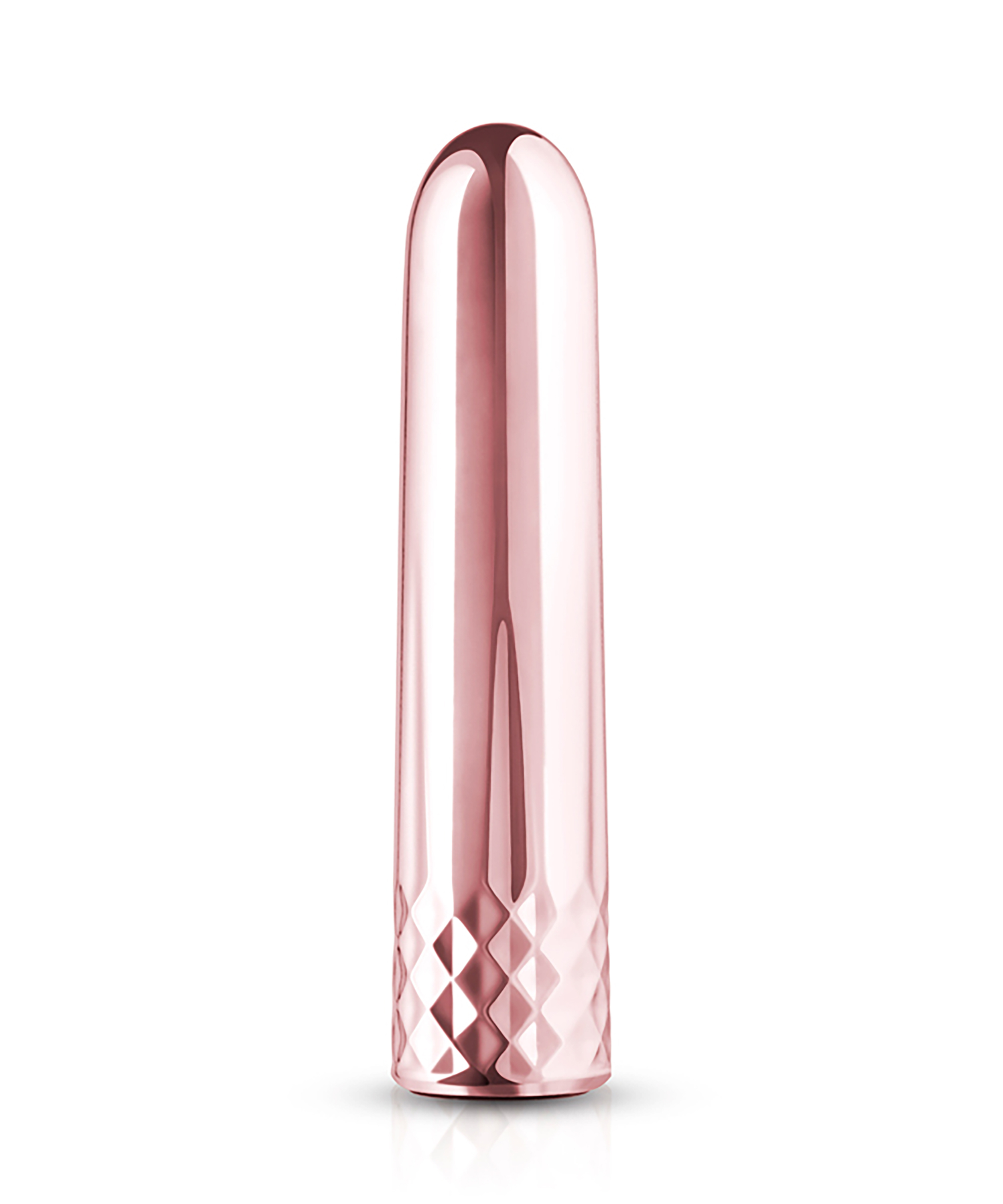 Rosy Gold Nouveau Mini Vibrator, Rosa, main