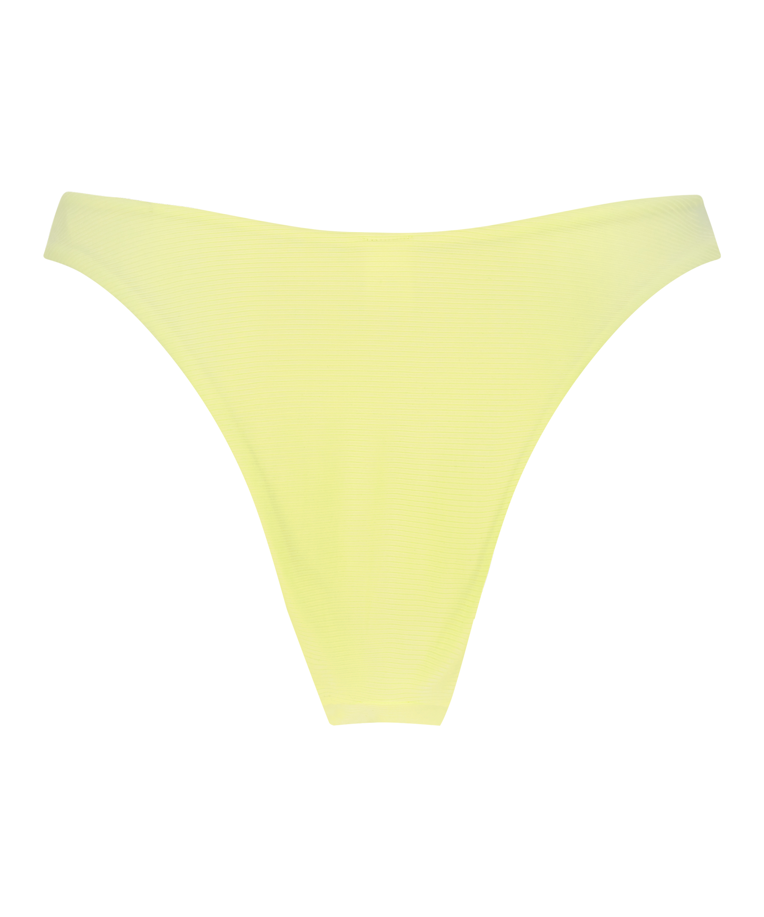 Bikinislip mit hohem Beinausschnitt Texture, Gelb, main