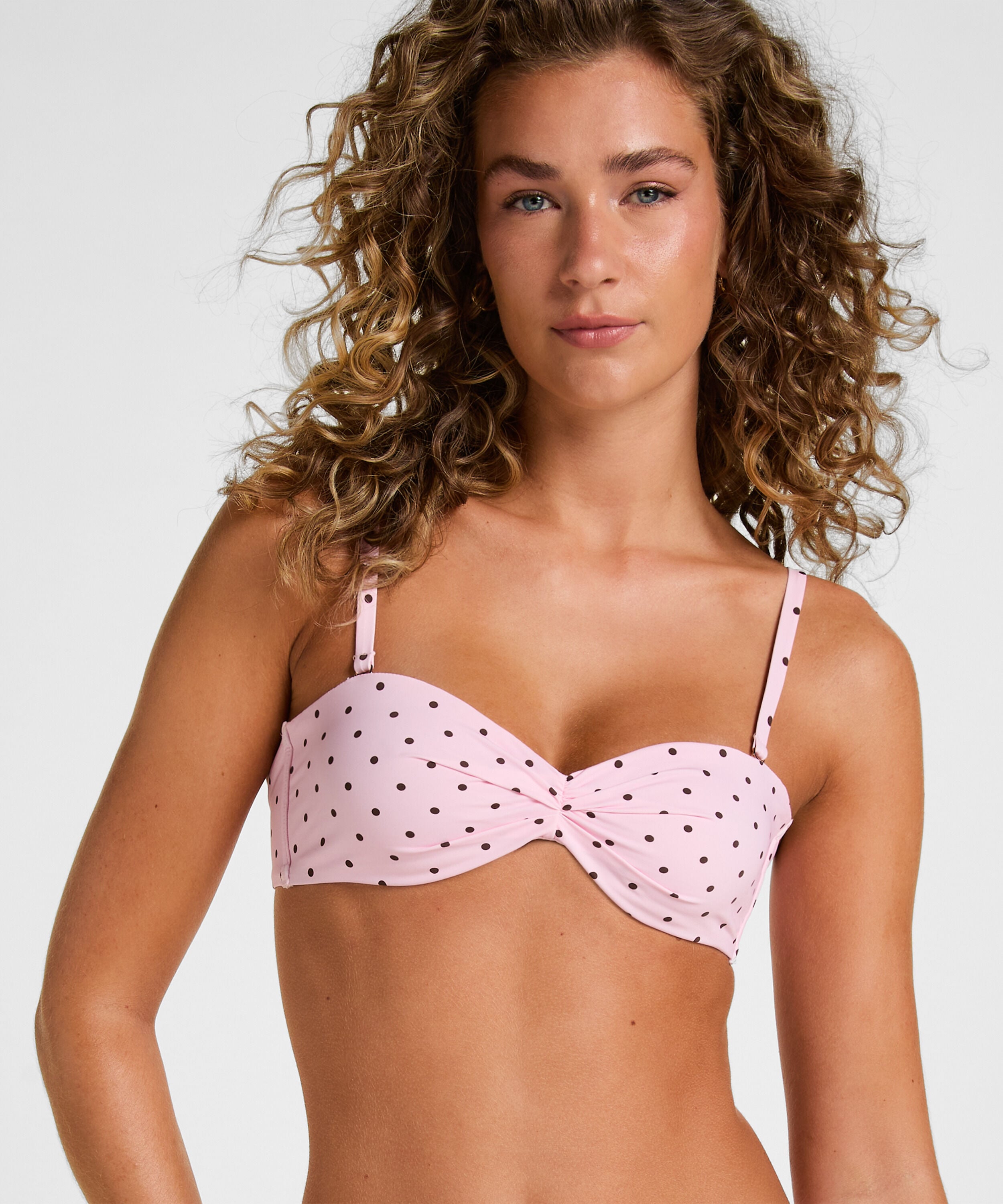 Bandeau-Bikini-Oberteil Alicante, Rosa