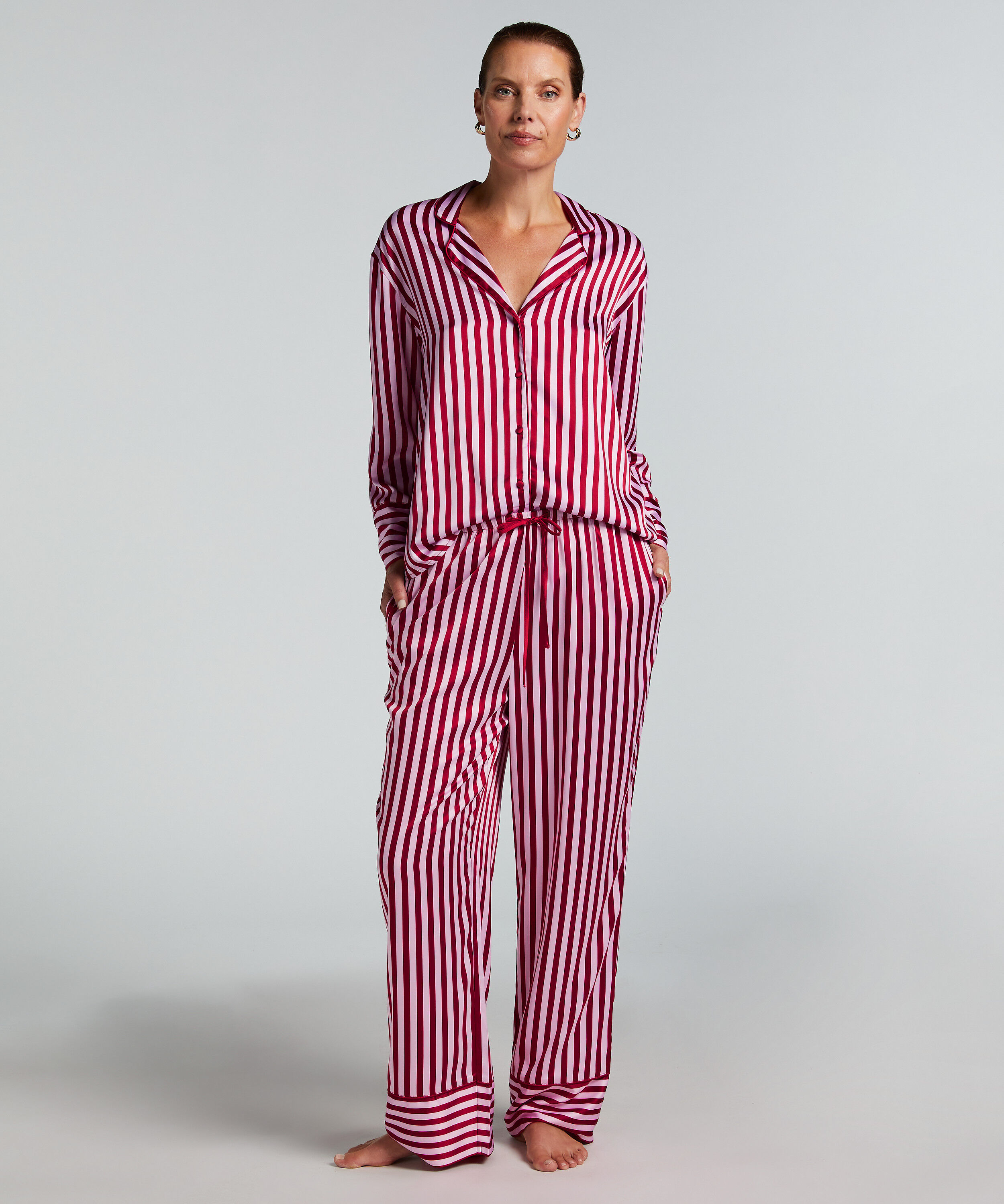 Hose Satin, Rosa Hose Satin, Rosa