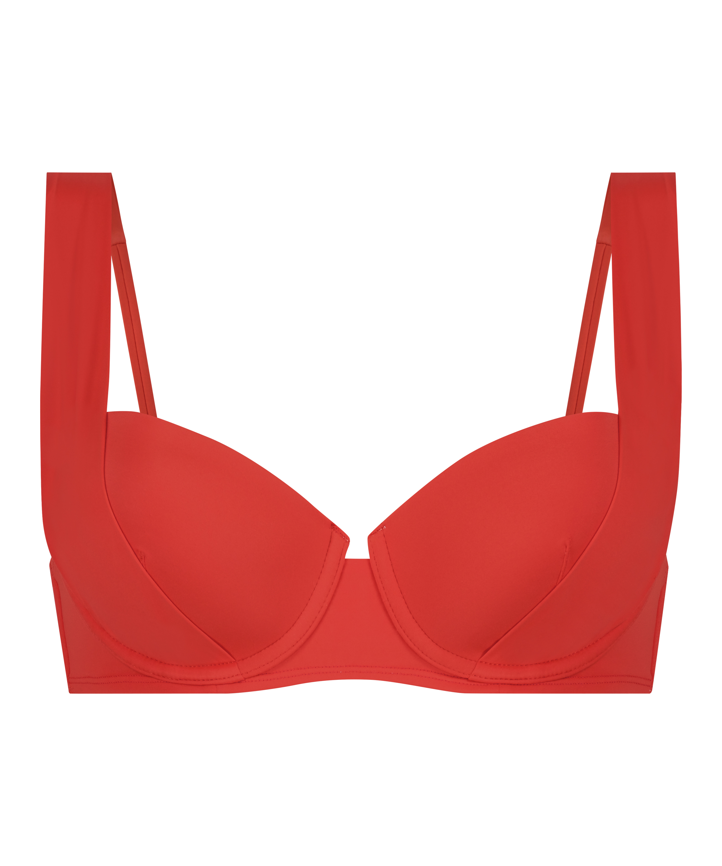 Vorgeformtes Bügel-Bikini-Top Sardinia, Rot, main
