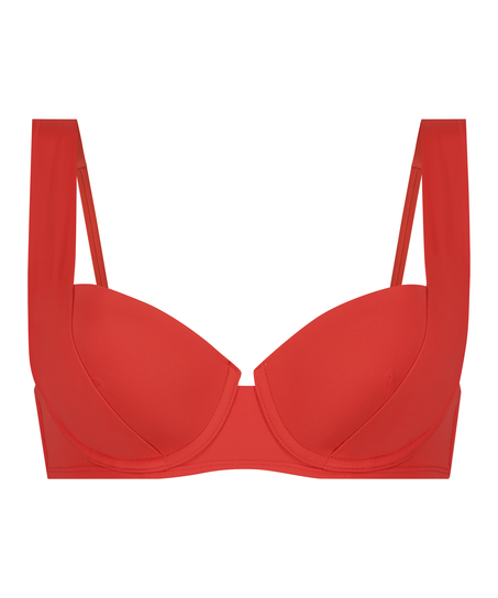 Vorgeformtes Bügel-Bikini-Top Sardinia, Rot