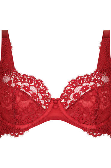 Thumbnail - Hunkemöller Unwattierter Bügel-BH Daisy Rot