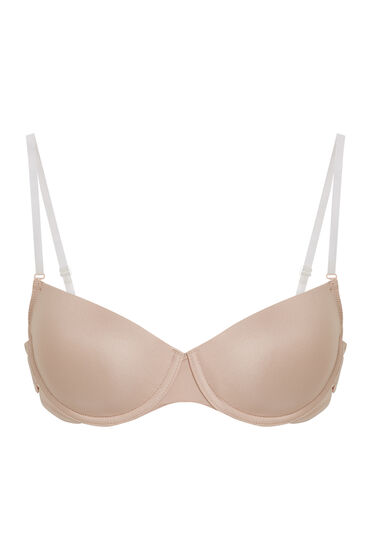 Thumbnail - Hunkemöller Vorgeformter Bügel-BH Transparent Back Beige