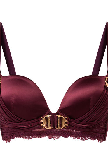 Thumbnail - Hunkemöller Wattierter Longline-Bügel-BH Avela Rot