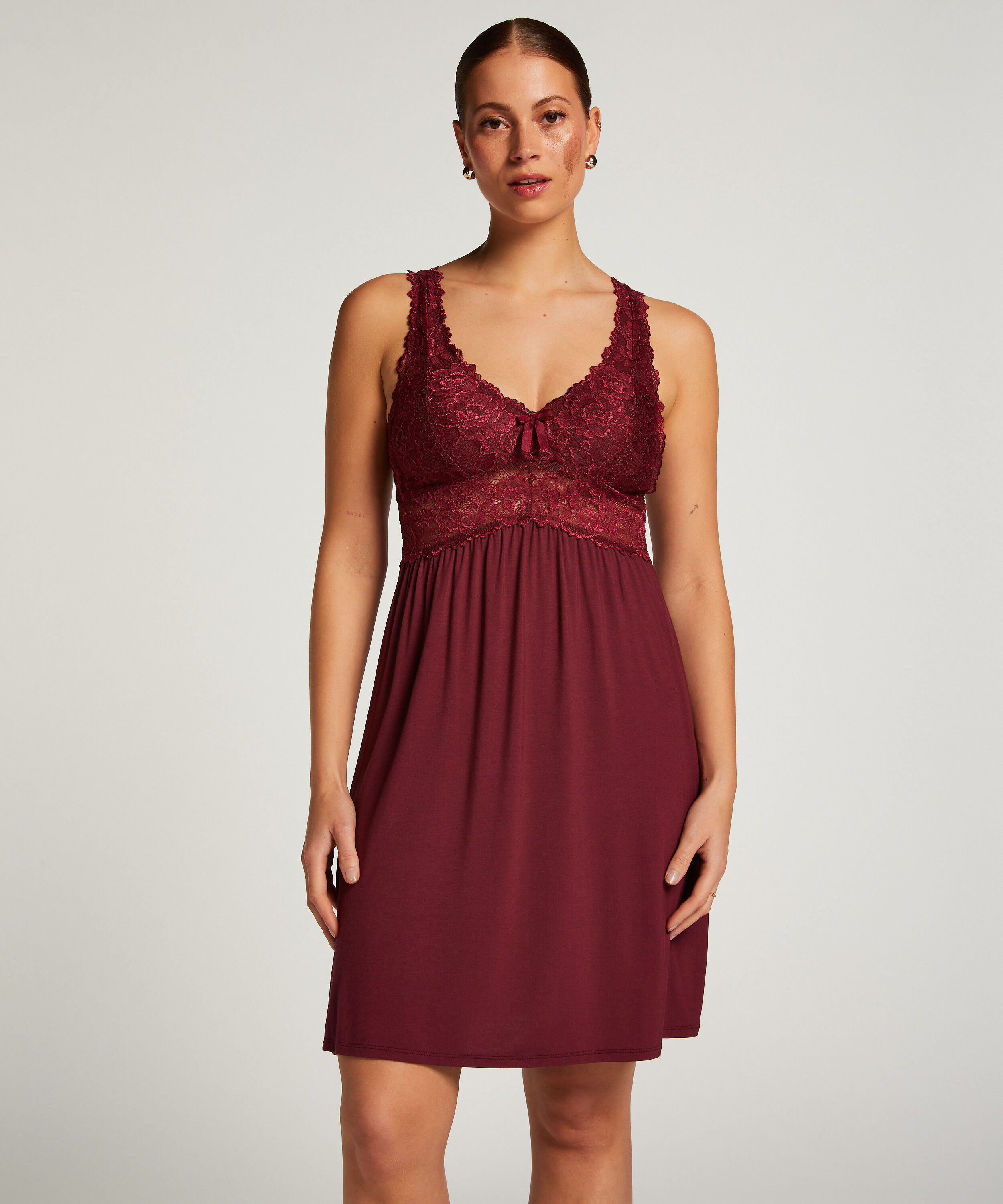 Slipdress Nora Lace, Lila Slipdress Nora Lace, Lila