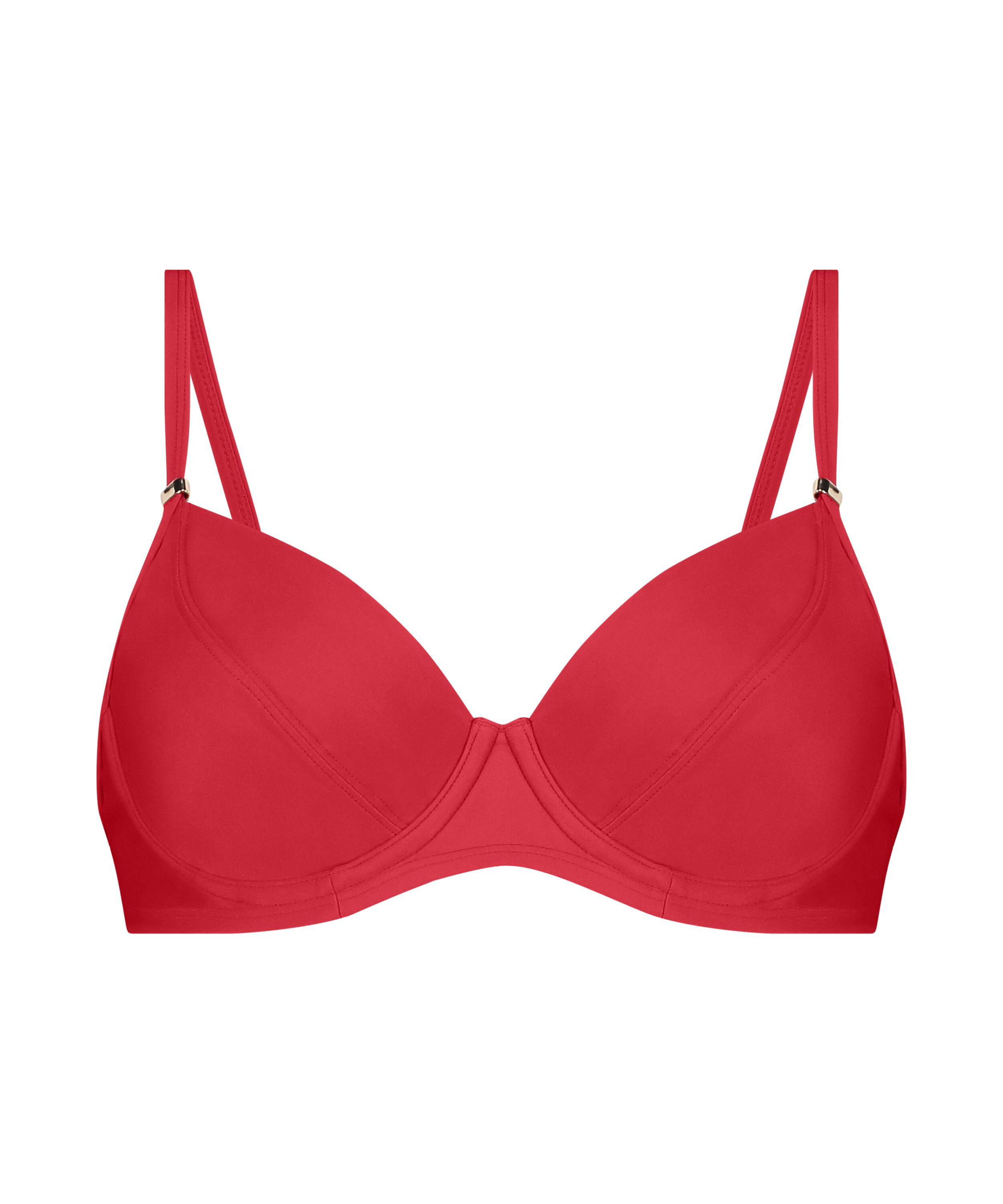 Hunkemöller Bikinioberteil Luxe – Grün, Bügel-BH Mit Verstellbaren Trägern, Größe 80F