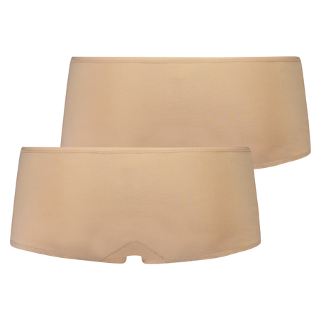 2-pack boxershorts Kim Cotton, Beige