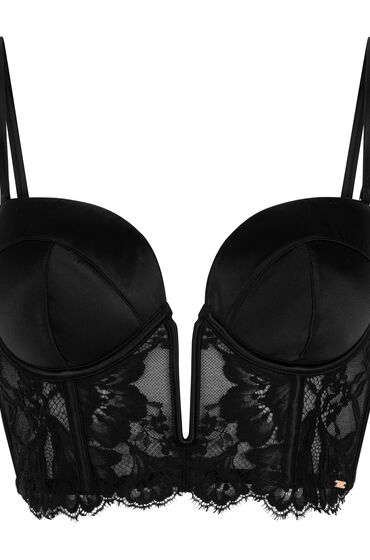 Thumbnail - Hunkemöller Grace Mini-Bustier Schwarz