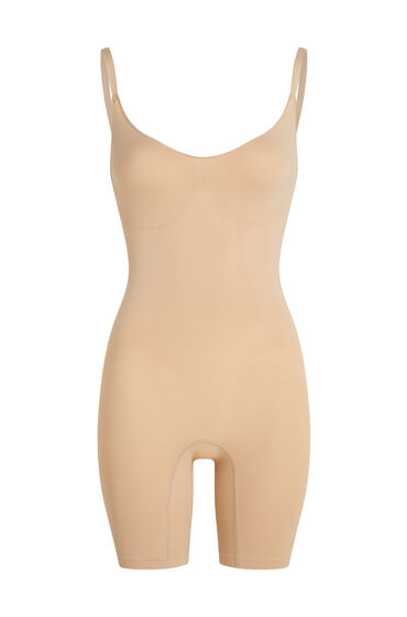 Thumbnail - Hunkemöller Nahtloser korrigierender Thigh Slimmer Beige