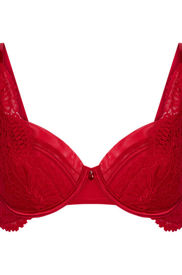 Thumbnail - Hunkemöller Unwattierter Bügel-BH Whitney Rot