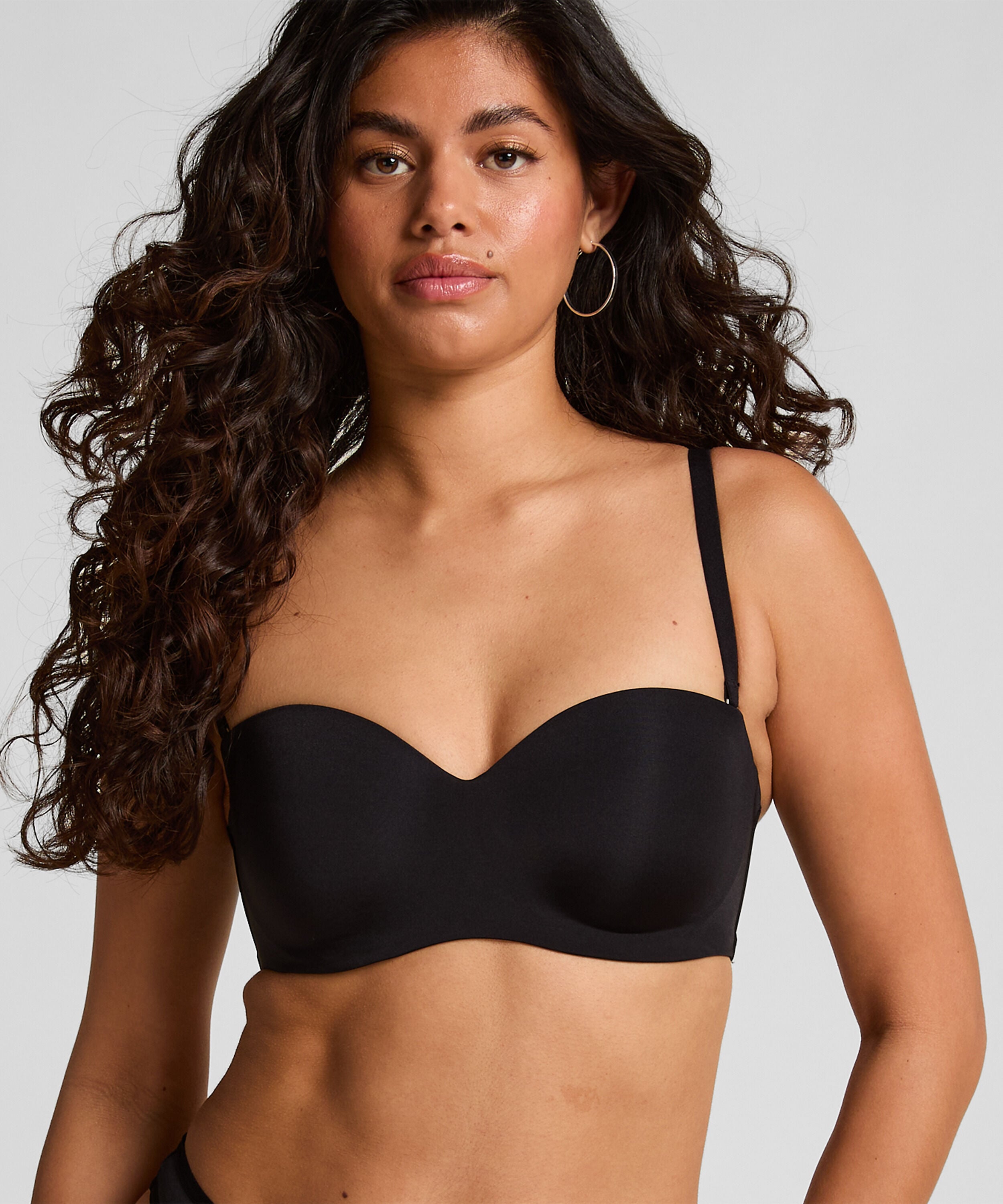 Gepolsterter trägerloser Push-Up BH mit Bügeln Smooth