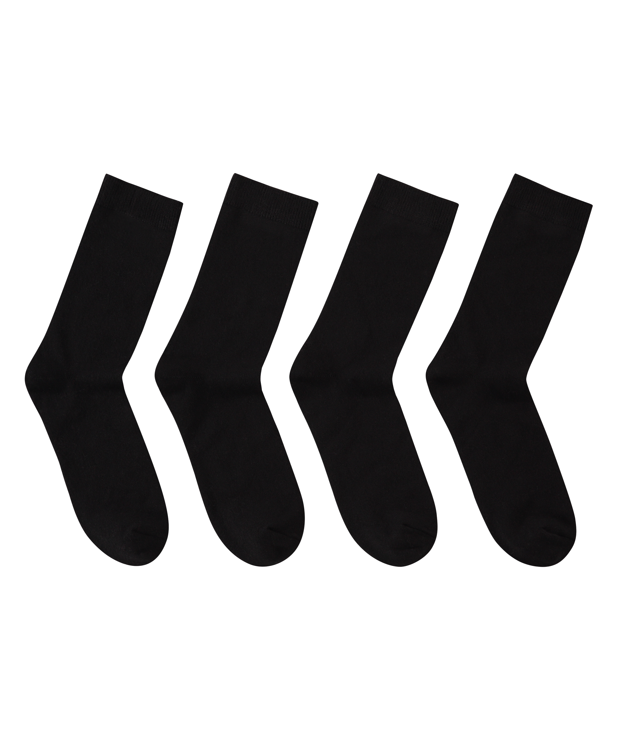2er-Pack Socken, Schwarz, main