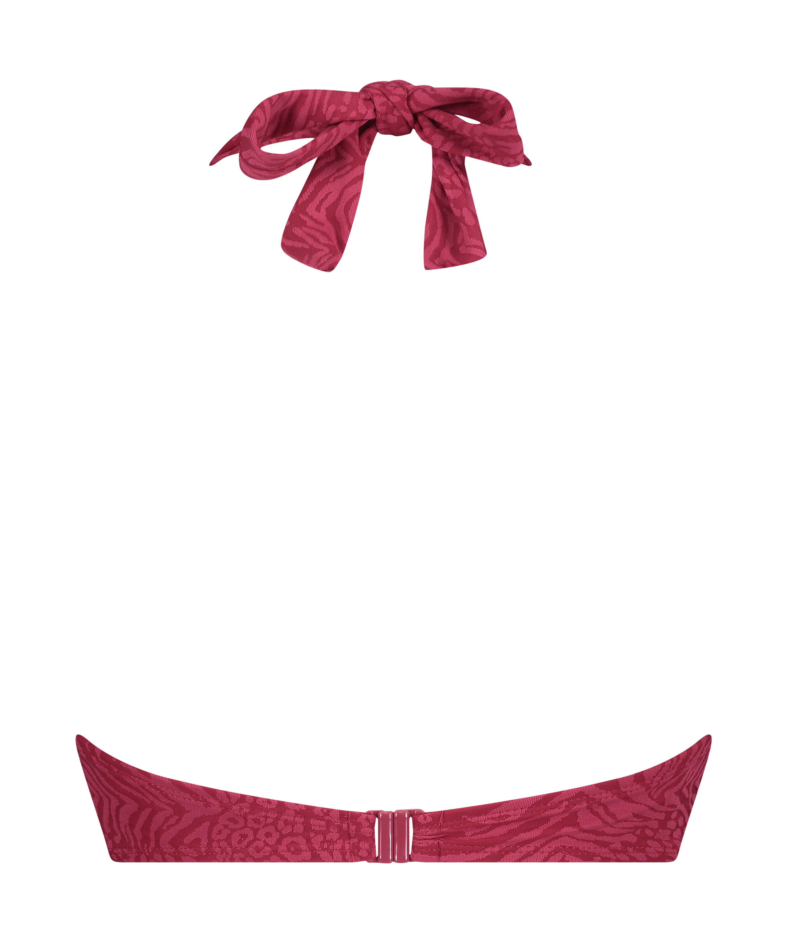 Vorgeformtes Push-up Bügel-Bikini-Top Kai, Rot, main
