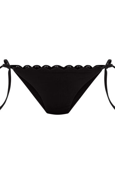 Thumbnail - Hunkemöller Originelles Blumenfeston Schwarz