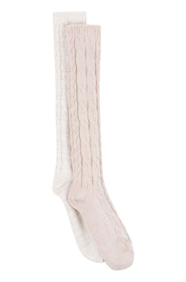 Thumbnail - Hunkemöller 2 Paar lange Socken Beige