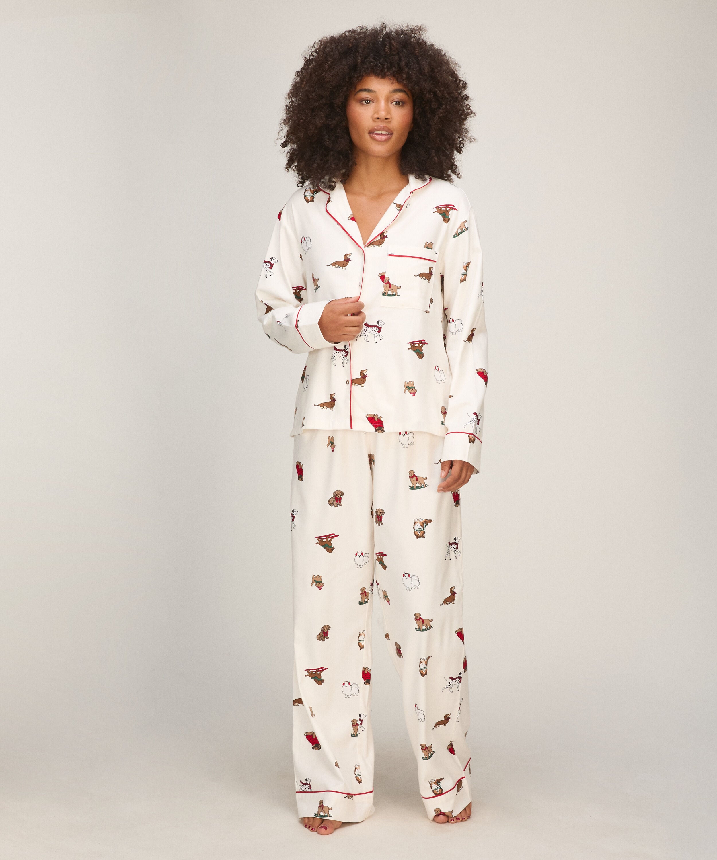 Flanell-Pyjama-Set