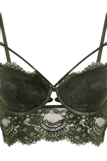 Thumbnail - Hunkemöller Amara Vorgeformter Longline-Bügel-BH Grün