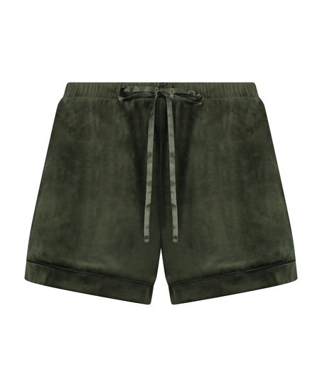 Shorts Velours, grün