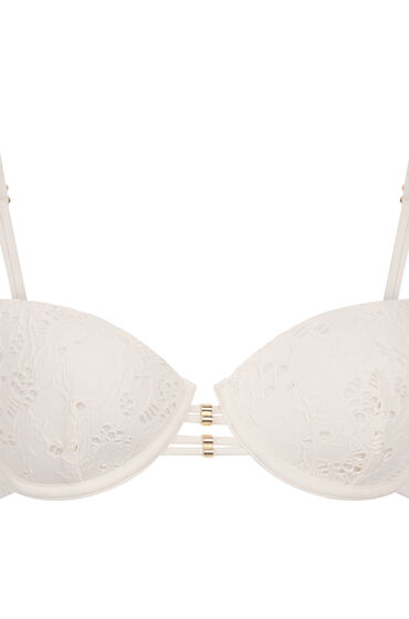 Thumbnail - Hunkemöller Crochet Bikini Top Weiß