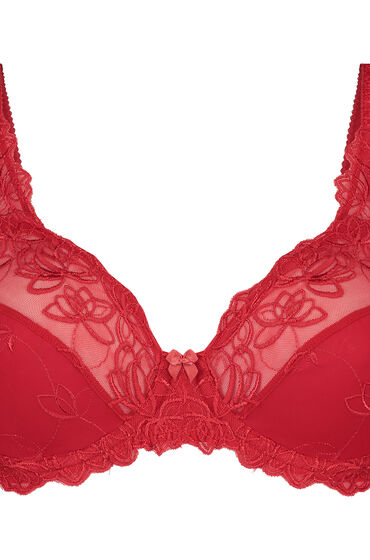 Thumbnail - Hunkemöller Unwattierter Bügel-BH Diva Rot