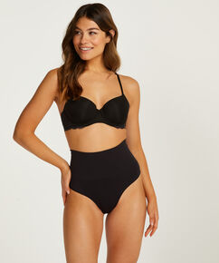 Hoher, straffendes String, seamless - Level 2, Schwarz