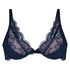 Vorgeformter Halbschalen-B&uuml;gel-BH Ella, Blau