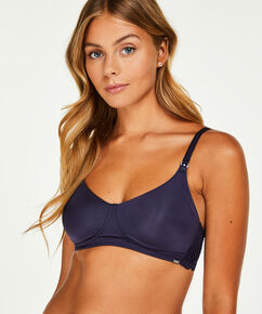 Unwattierter Still-BH Alisa, Blau