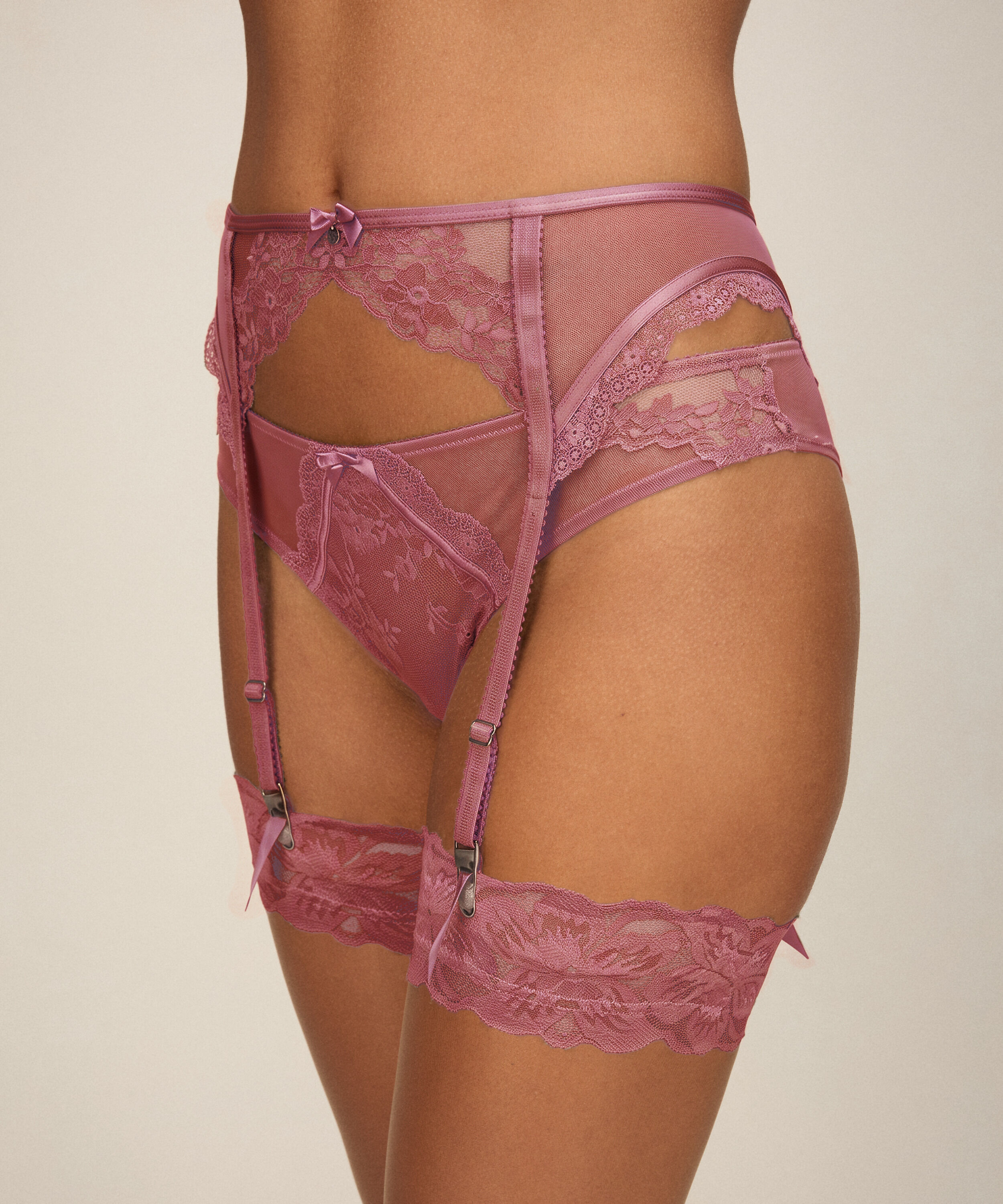 Strumpfhalter Naomi, Lila