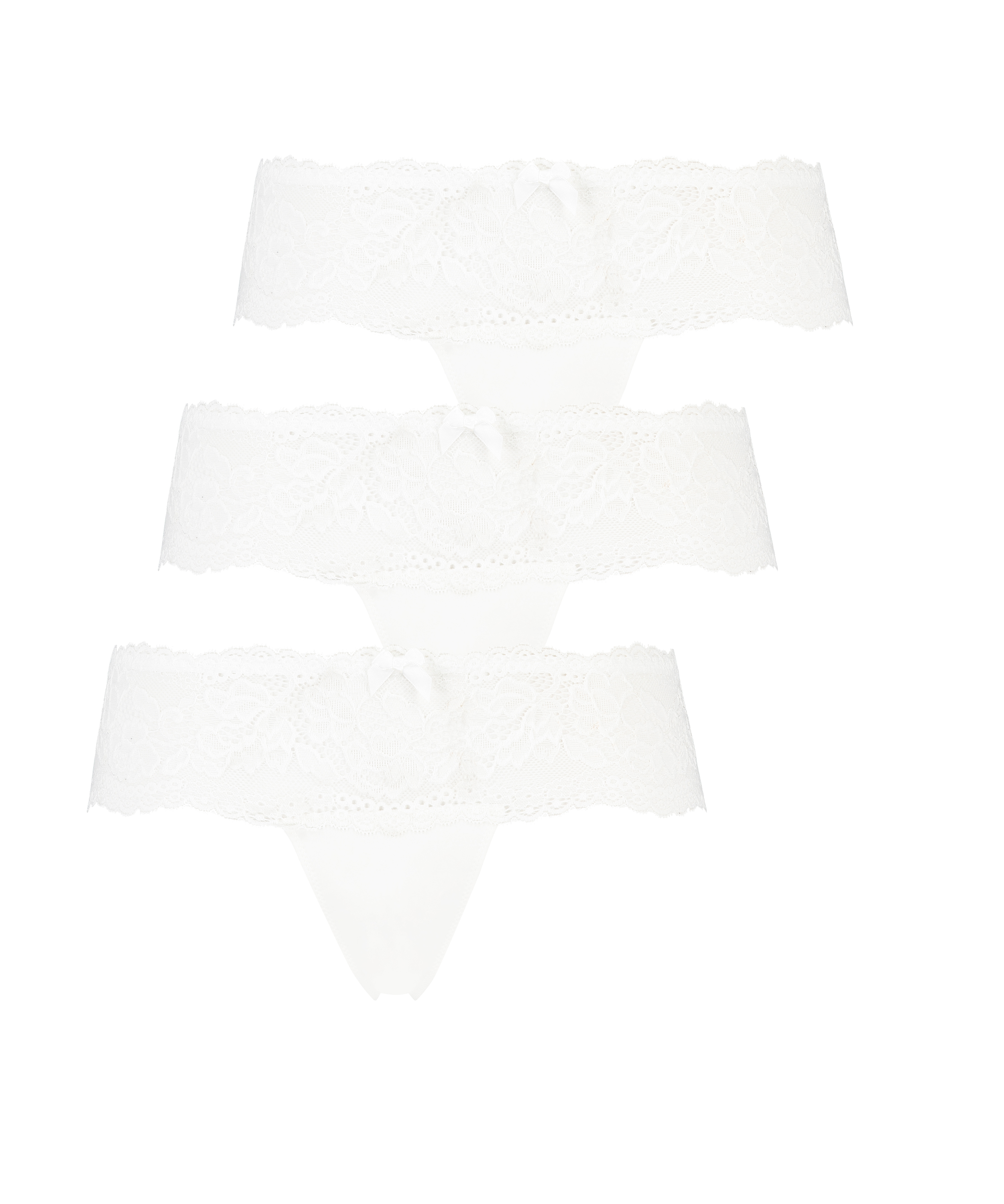 3er-Pack Boxerstrings Florence, Weiß, main