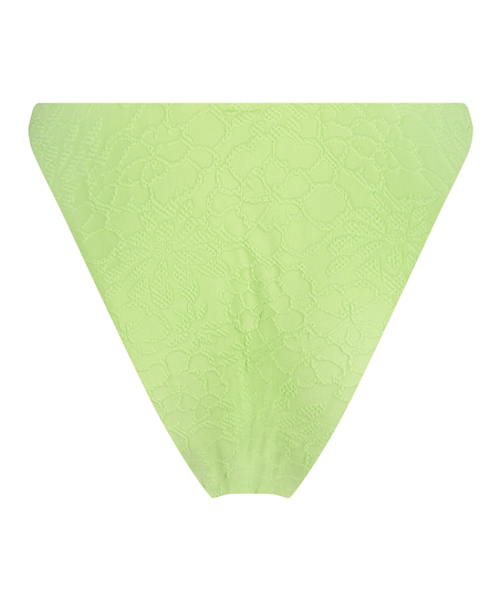 Hoch ausgeschnittene Bikinihose Bondi, grün